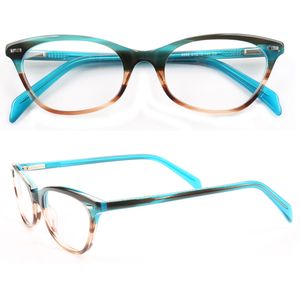 Mode solglasögon ramar kvinnor runda lätta kattögonglasögonramar för kvinnor optiska glas ramar blå retro receptbelagda glasögon glasögon 230830