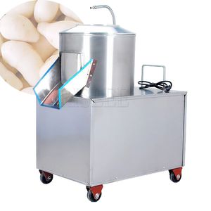 Descascador elétrico automático industrial de frutas e vegetais, batata, rabanete, cenoura, máquina de lavar