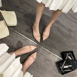 Valention Flat Pumps Najlepsze podeszwy damskie buty damskie płytkie obcasy spiczasty skórzana obcas