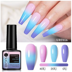 24pc färgbyte nagellack nagelgel 8 ml gel polska UV nagellack lack glitter bas och topp semi permanent uv art manicure set