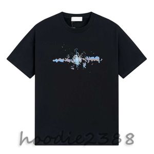 Stone-Y006-11、デザイナーの半袖、男性と女性のTシャツ、快適でカジュアル、黒と白の2色のマルチプリントスタイル、高品質のプレート番号