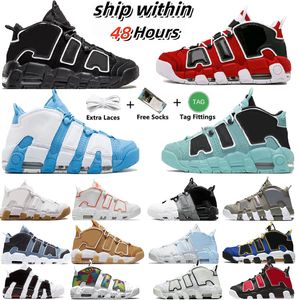 Designer Uptempos 96 Basketball Shoes Air Total Max Scottie Pippen White Varsity green world Multi-Color Black Bulls University Blue Women Trainers