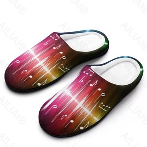 Hausschuhe Elektronische Musik Ban (1) Sandalen Plüsch Lässige Warmhalteschuhe Thermo Herren Damen Slipper SneakersCottonHome Outdoor