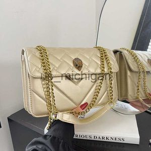 Evening Bags New Bird Head Lingge Women Chain Bag Solid Fashion Commuter Messenger Bag Ladies Shopping Party Large Capacity Shoulder Bag J230830