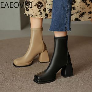 Boots Sexy High Heel Ankle Women Fashion Quality Leather Zippesr Shoes Ladies Elegant Short Botas 230830