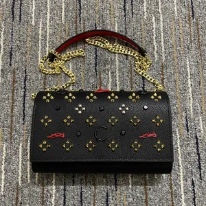 Luxus -Designer -Tasche Damen CL Umhängetasche genommene modische rot bodene europäische und amerikanische Freizeit Tasche Klassische Buchstabe Crossbody Tasche Handtasche Tasche Tasche