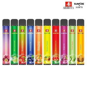 Partihandel Billig Vape 10 Flavor 700/1800/2500Puff Vape Pen Disponible E-Cigarette 2.0 ML 700 Puffs Disponible E-Cigarette PUCK PULD 700 800 ORIGINAL SUNFIRE Märken