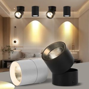 Spot LED Downlight Faltbare Decke Licht Led-strahler 7W 10W 15W Oberfläche Montiert Aluminium Decke Spots Lampe für Home Küche