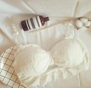 Bras setleri 2023 gerçek po m l güzel sevimli lolita benzersiz favu pamuk dikişsiz sütyen seti iç çamaşırı iç çamaşırı rb350