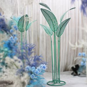 Wrought Iron Banana Tree Leaf Wedding Prop Guide Outdoor T Stage Venue Scene Decoration Home Furnishing Hotel Window Arrangement