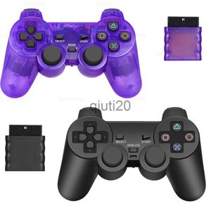 Controladores de jogo Joysticks para Sony Wireless Controller Gamepad para Play Station 2 Joystick Console para Sony Transparent Color X0830