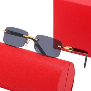 Schwarze randlose Sonnenbrillen, modische Luxusmarken-Brillen für Damen und Herren, amerikanische Brillen, Freizeit-Persönlichkeit, Freizeit-Polaroid-Sonnenbrillen