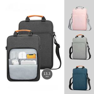 Portable Computer Briefcase Laptop Bag 13 13.3 Inch Carrying Case Handbag Shoulder Bag Notebook Pouch for Macbook Air Pro M1 HKD230828