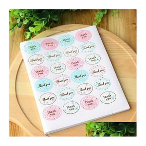 Gift Wrap Thank You Wedding Favors Guest Gifts Seal Sticker Sealing Labels Packaging Party Decorations 24Pcs/Lot Drop Delivery Home Ot7Br