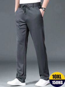 Mens Pants 10XL Casual For Men Oversize Trousers Man Formal Dress Tailoring Clothing Work Classic Social Suit 230829