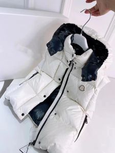 Wackcoats con cappuccio con cappuccio per bambini designer gilet per bambini con cappuccio per ragazzi giuli di lettere senza maniche