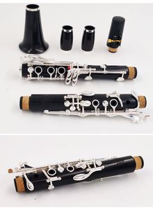 Moresky Clarinet Wood Ebony Clarinet Tube 18 Keys BB Clarinet Grenadilla Solid BB Clarinet Luna