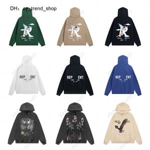 2023 Yeni Hoodies Sweatshirts Tasarımcı Erkekler Niş Reprereesent Moda Marka Vahşi Sıradan Amerikan Gevşek Kazak Ceket Giysileri Erkekler Kadın Hoodie YH81