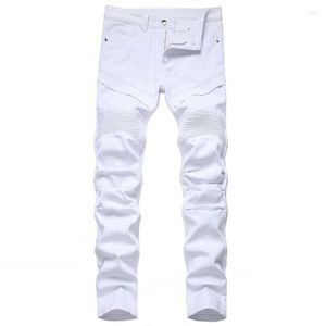 Jeans masculinos hj0981 moda 2023 pista de luxo design europeu estilo festa roupas