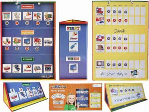 Intelligence Visual Schedule for Kids Home BundleD alendara ndW eeklyP rogressC 18Rev ersibleFoldingBoa rd129 M agn etsforV isu alSupp ortsChild renADHD 23830