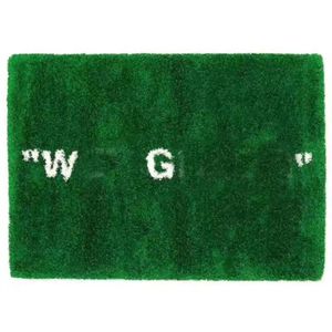 Wet grass area rug home furnishings art carpet aesthetic bedroom floor mat square designer carpets green multi size non slip trendy S02