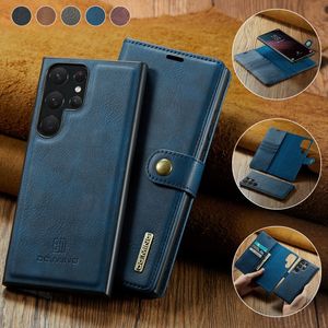 Capa carteira de couro destacável para Samsung Galaxy Note8 9 10 20 Ultra A10 A20 A30 M10S A40 A50 A30S A50S A70 A21S A31 A51 A71 A81 A91