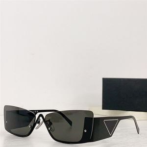 Neue Modedesign-Cat-Eye-Sonnenbrille 59ZS, kleiner Metallrahmen, randlose Linse, einfache und beliebte Outdoor-UV400-Schutzbrille