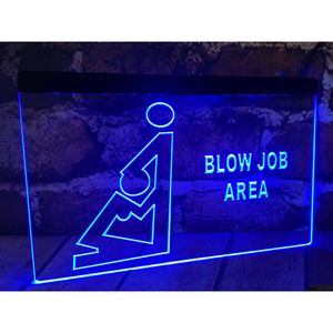 LED NEON Znak Blow Area Bar Beer Pub Club 3D Znaki wystroju domu rzemieślnicze