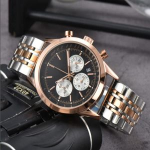 AA New Mens Watches Quartz Movement Watch Wristwatch 가죽 비즈니스 스트랩 럭셔리 시계 방수 다중 컬러 클래식 남자 여자 시계