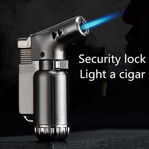 New type of turbo high firepower large capacity intensity butane lighter fun best gift suitable for cigar grill kitchen OXHL