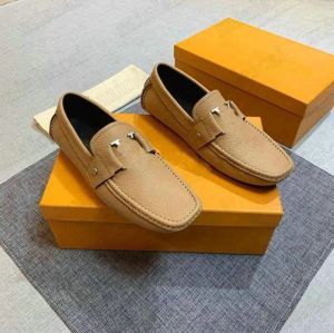 Monte Carlo Mocassin Men's Designer Shoes Loafers Classic Tisters Luxury Retro Sports Shoes Metal Buckle Leather Brand Men's Casual Shoes