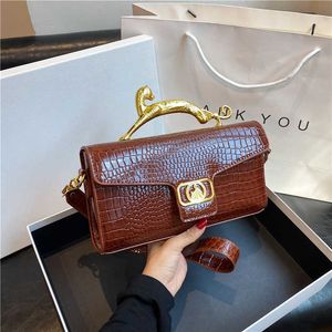 Fashion Handbag Lanv Women Designer Cross body Bag Trendy Leopard Handheld Crocodile Pattern Shoulder Strap Purse Crossbody Bags 230825