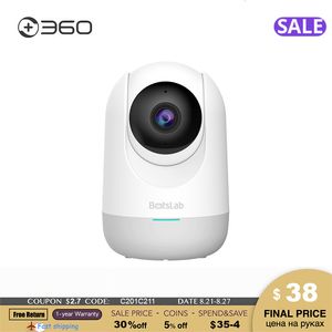 IP Cameras 360 Botslab C211 Indoor Camera 2K 3MP AI Detection 360 Smart Tracking Night Vison Two way Audio WiFi Alexa Google Assistant 230830