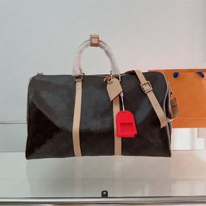 2023オーバーサイズのデザイナーバッグバッグトートバッグダッフルメンズ本革のトラベルクラッチ荷物袋バスケットボールトート旅行バッグ屋外プリントバッグ
