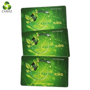 Camaz Fuel Saver Card Terahertz Green Energy White Card Negative Ions約20000ccバイオナノテラハーツ省エネルギー貯蓄カードFIR