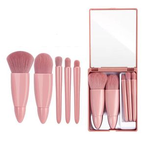 Ferramentas de maquiagem Soft Fluffy Mirror Brushes Set para cosméticos Foundation Blush Powder Eyeshadow Kabuki Blending Brush Beauty Tool 230829