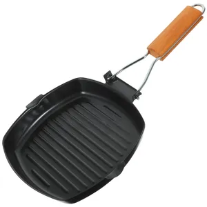 Plates Flat Griddle Pan Sizzling Plate Grilling Scoop Skillet Foldable Baking Non Stick Egg Nonstick Barbecue