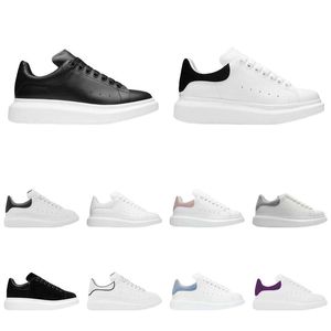 Designer kvinnor män överdimensionerade sneakers läder sko snörning män modeplattform vit svart herr kvinna lyx sammet mocka espadrilles casual skor chaussures