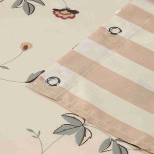 Duschgardiner Tan Farmhouse Gold Classic Waterproof Fabric Modern Yellow Printed Decorative Cream Dusch Crawtain R230831