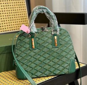 Green luxury top handle vendome shell tote bag handbag lady leather clutch Women Designer purses wallets with shoulder strap Top quality cross body men Bags