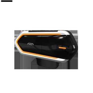 Motorrad Helm Headset Intercom Drahtlose Bluetooth-Kompatibel Interphone Freisprecheinrichtung Wasserdicht FM Radio Kopfhörer QTBE6 Q230830