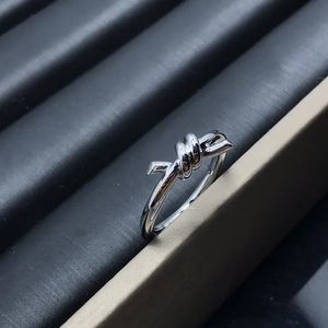 Mode Diamant Titan Stahl Sier Liebe Männer und Frauen Rose Gold Ring Designer Paar Schmuck Geschenk