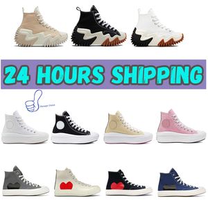 2023 Shoes Sneakers Stras Classic Casual Eyes Sneaker Platform Canvas gemensamt stjärna Chuck 70 Chucks 1970 Big Des Taylor Name Campus 35-44 utomhusblått