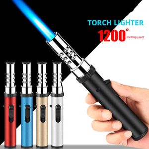 Written Test High Temperature Welding Gun Straight Into No Gas Lighter Outdoor Barbecue Kitchen Ignition Spray Firepower STYY