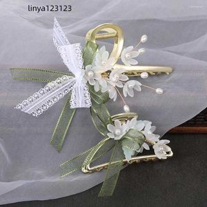 Hair Clips Chinese Style Ancient Retro Fairy Clip Hanfu Headdress Hairpin For Women Party Headwear Jewelry Gift Accessories ML