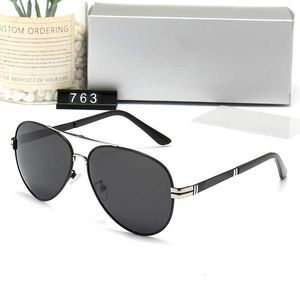 Fashion Mercedes-Benz top sunglasses Men's Polarized Sunglasses Trend Casual Driving Tour 763 with logo and box