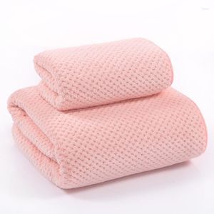 Towel Microfiber Set 70 140cm 32 72cm Coral Velvet Bath Hand Face For Adult Soft Absorbent Home Bathroom Sets