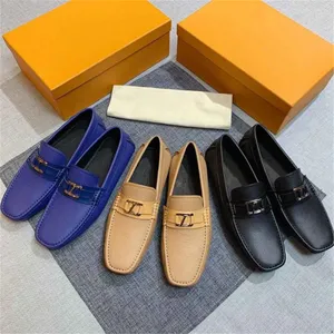 11Model mocka läder oxfords skor för män loafers casual slip på lyxdesigner män klänning skor kontor bröllop festskor man moccasins svart