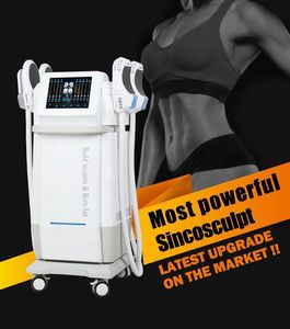 High Frequency Body Slimming Machine Four Way Four Control RF Ems Fat Burner Body Sculpting Machine Electromagnetic Beauty Equipment