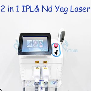 Professionelle IPL-Laser-Haarentfernungsmaschine Nd Yag Laser Tattoo Remover Elight RF